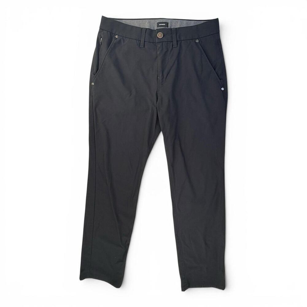 Express Slim Stretch Pants Black 29x30